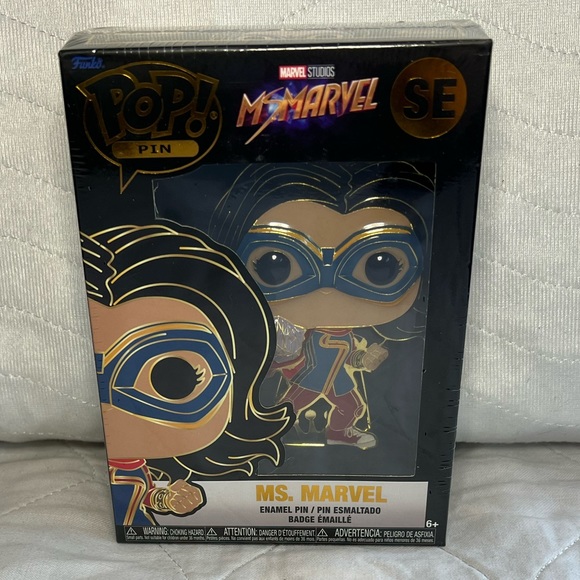 Ms Marvel POP Enamel Pin NWT - Picture 3 of 12